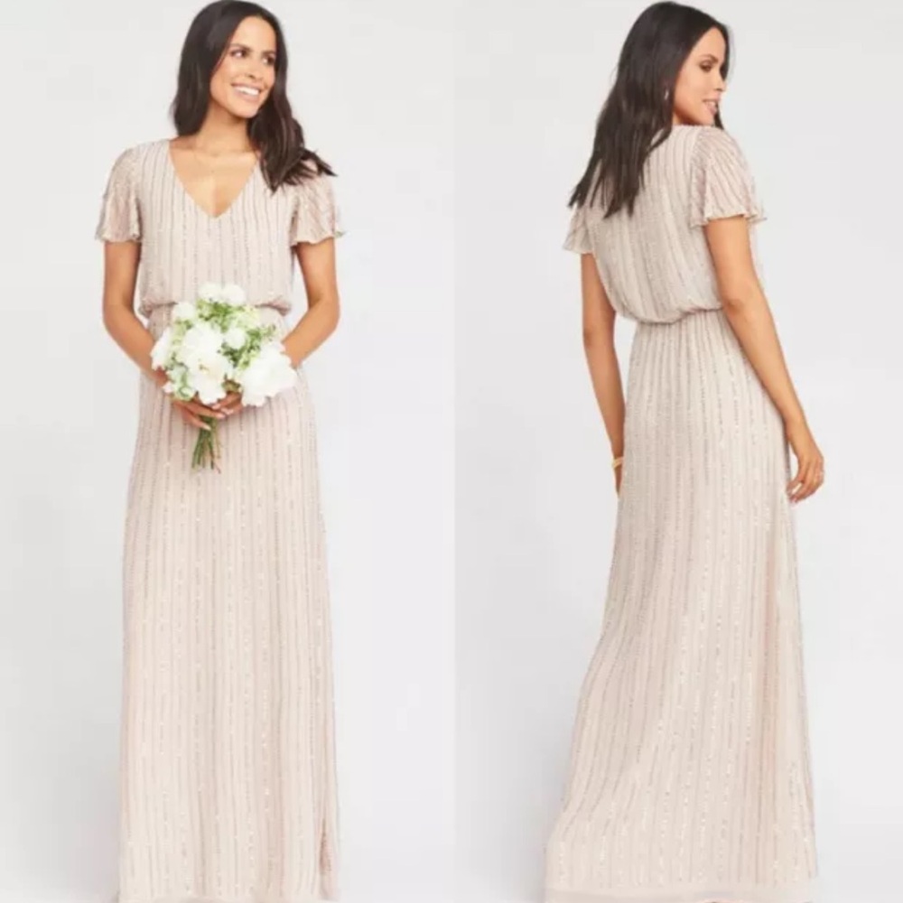 Show Me Your Mumu Michelle Flutter Beaded Dress